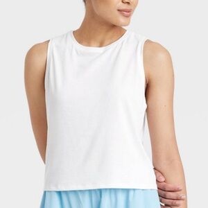 All in Motion White Muscle Tee for Women